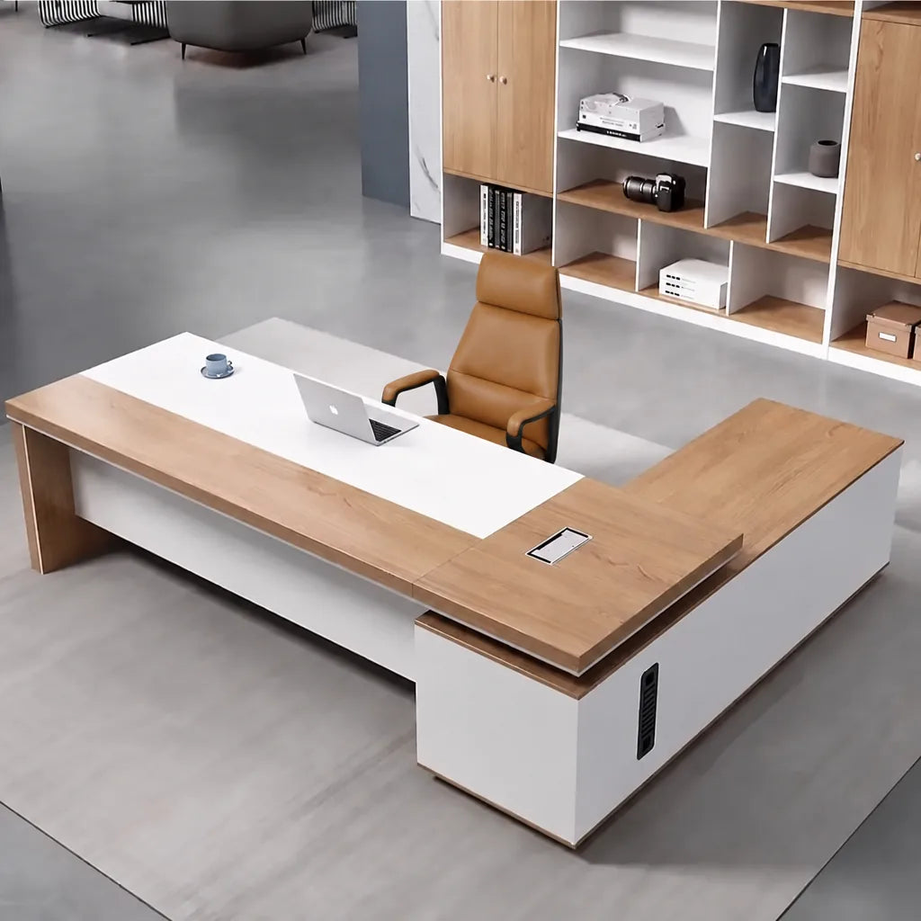 Lynx · Modern L-Shaped Executive Desk, photo 7 of 15