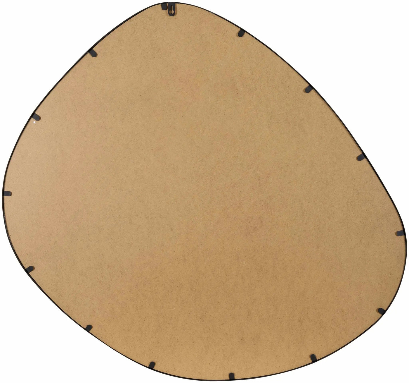 Lochovice Black Distressed Wood Mirror by Boutique Rugs