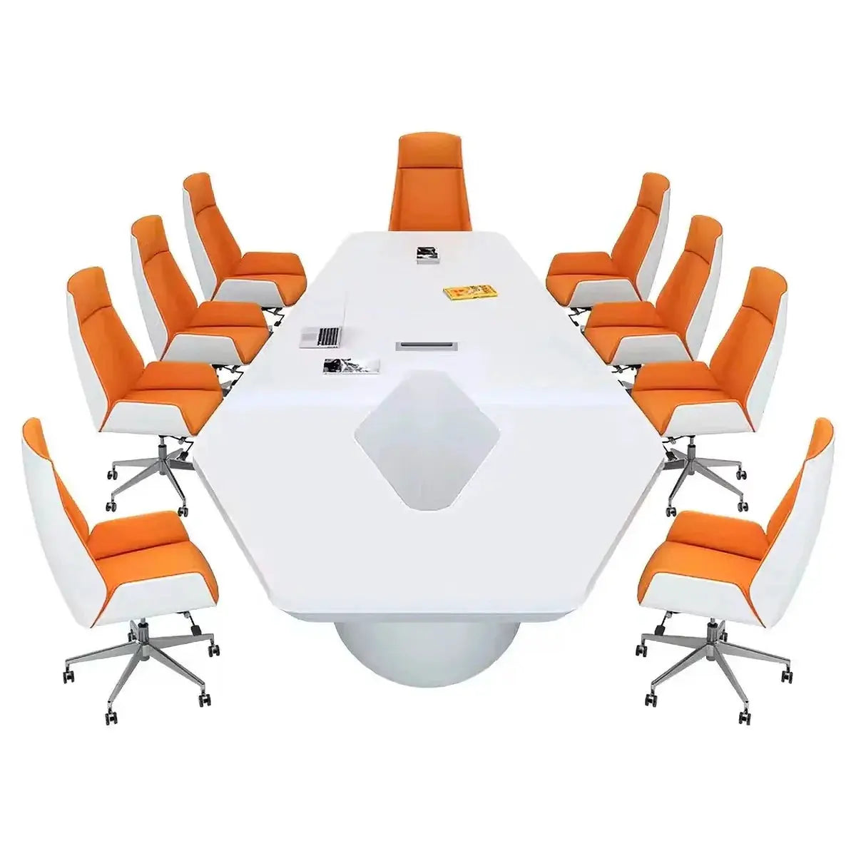Vertix · Conference Room Table, Tapered Hexagon by Arc Grove