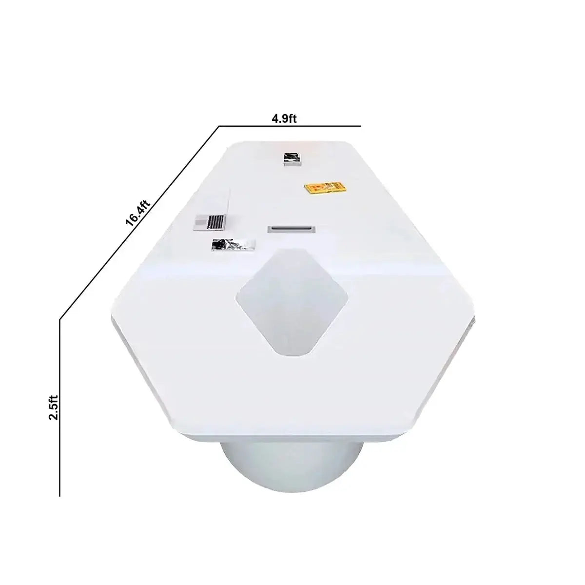 Vertix · Conference Room Table, Tapered Hexagon by Arc Grove