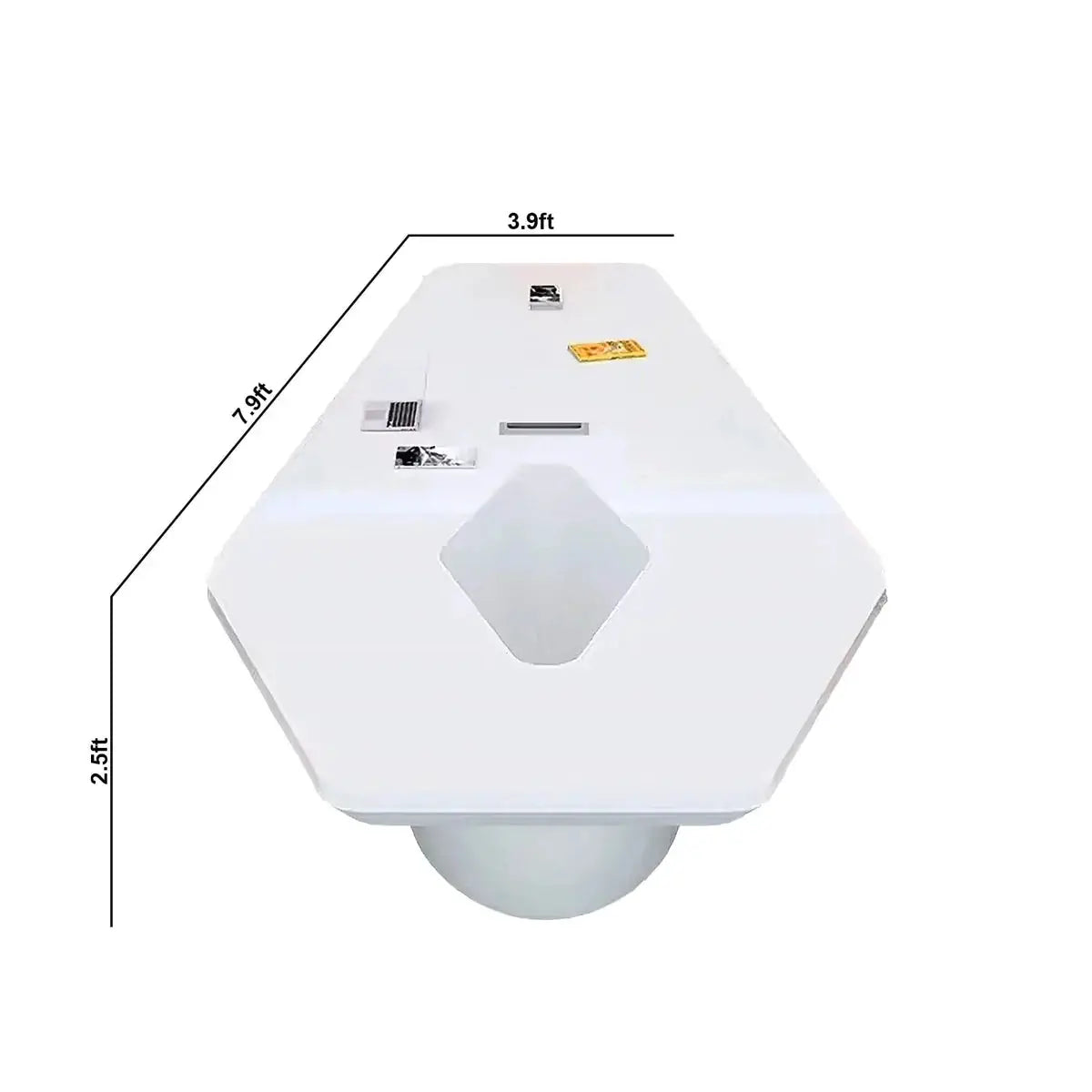 Vertix · Conference Room Table, Tapered Hexagon by Arc Grove