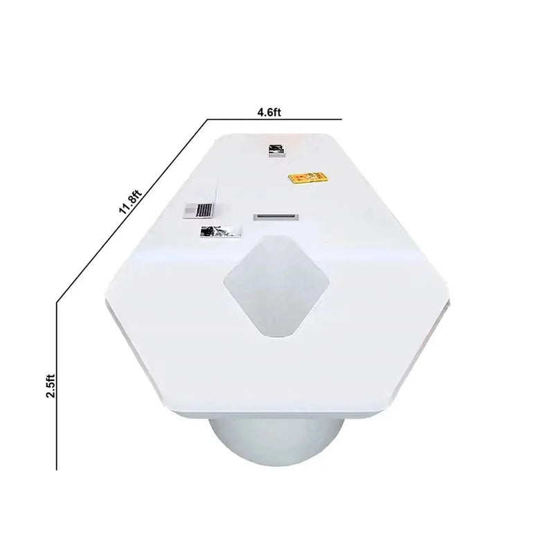 Vertix · Conference Room Table, Tapered Hexagon by Arc Grove
