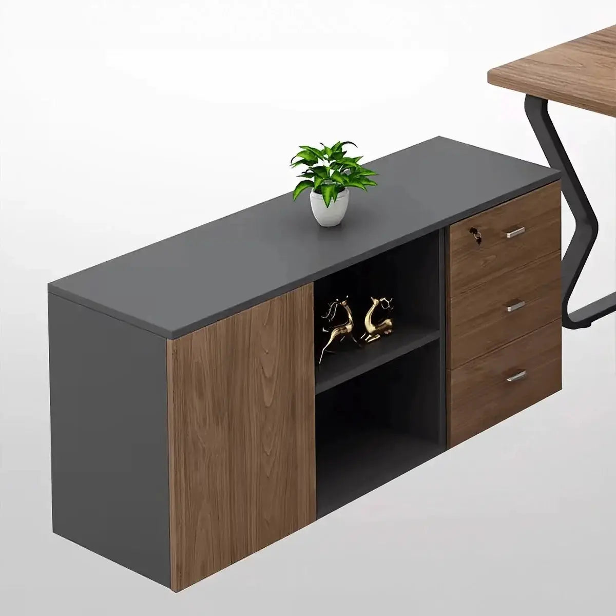 Patton · Executive Desk w/ Mobile Storage by Arc Grove