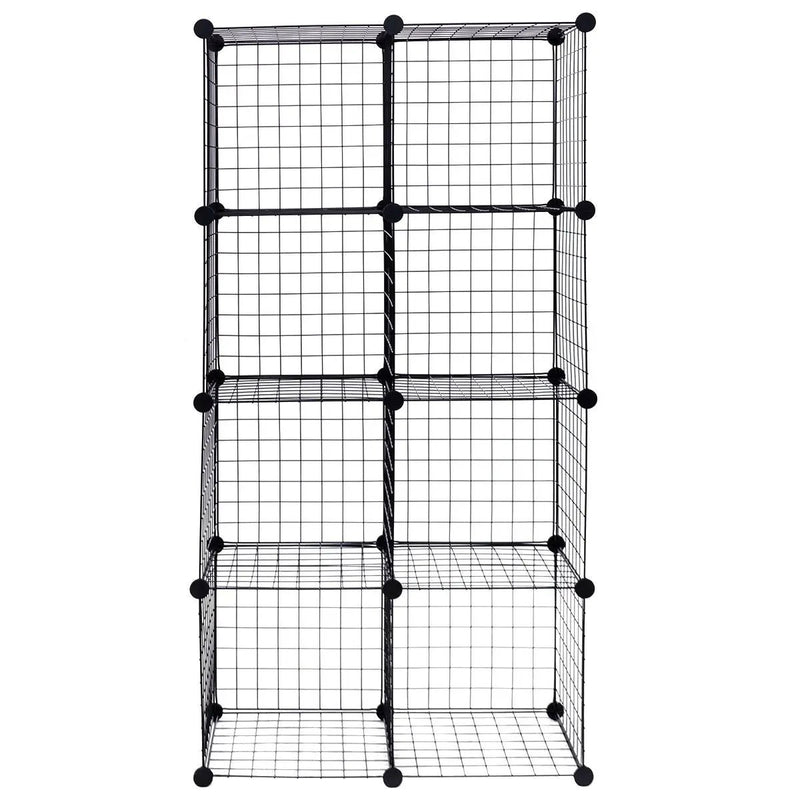 DIY 8 Cube Grid Wire Cube Shelves by DirectDeals
