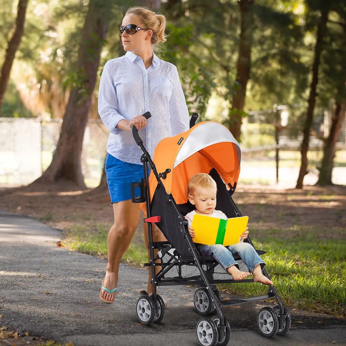 Folding Lightweight Baby Toddler Umbrella Travel Stroller by DirectDeals