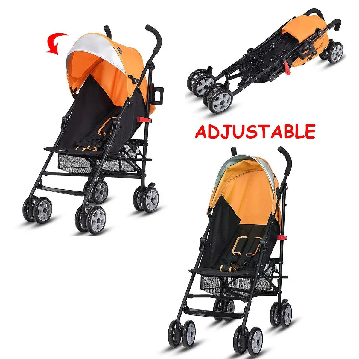 Folding Lightweight Baby Toddler Umbrella Travel Stroller by DirectDeals