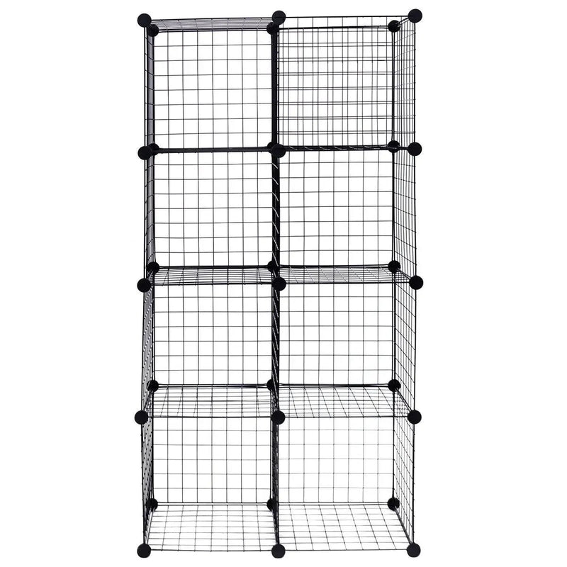 DIY 8 Cube Grid Wire Cube Shelves by DirectDeals