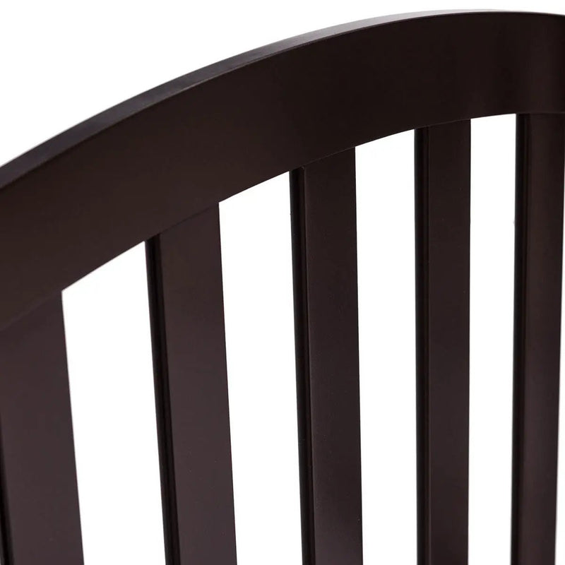 24 Inch 2 Panel Configurable Folding Free Standing Wooden Pet Safety Fence with Arched Top-Brown by DirectDeals