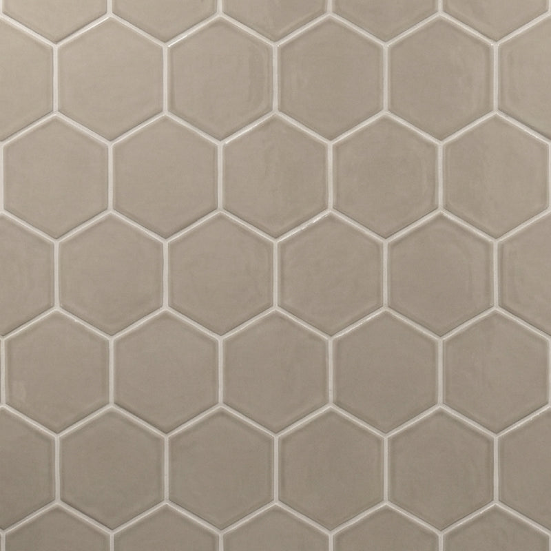 Acorn Glossy Hexagon 5 Ceramic Tiles 5 Ceramic Glossy 6x6 Tiles