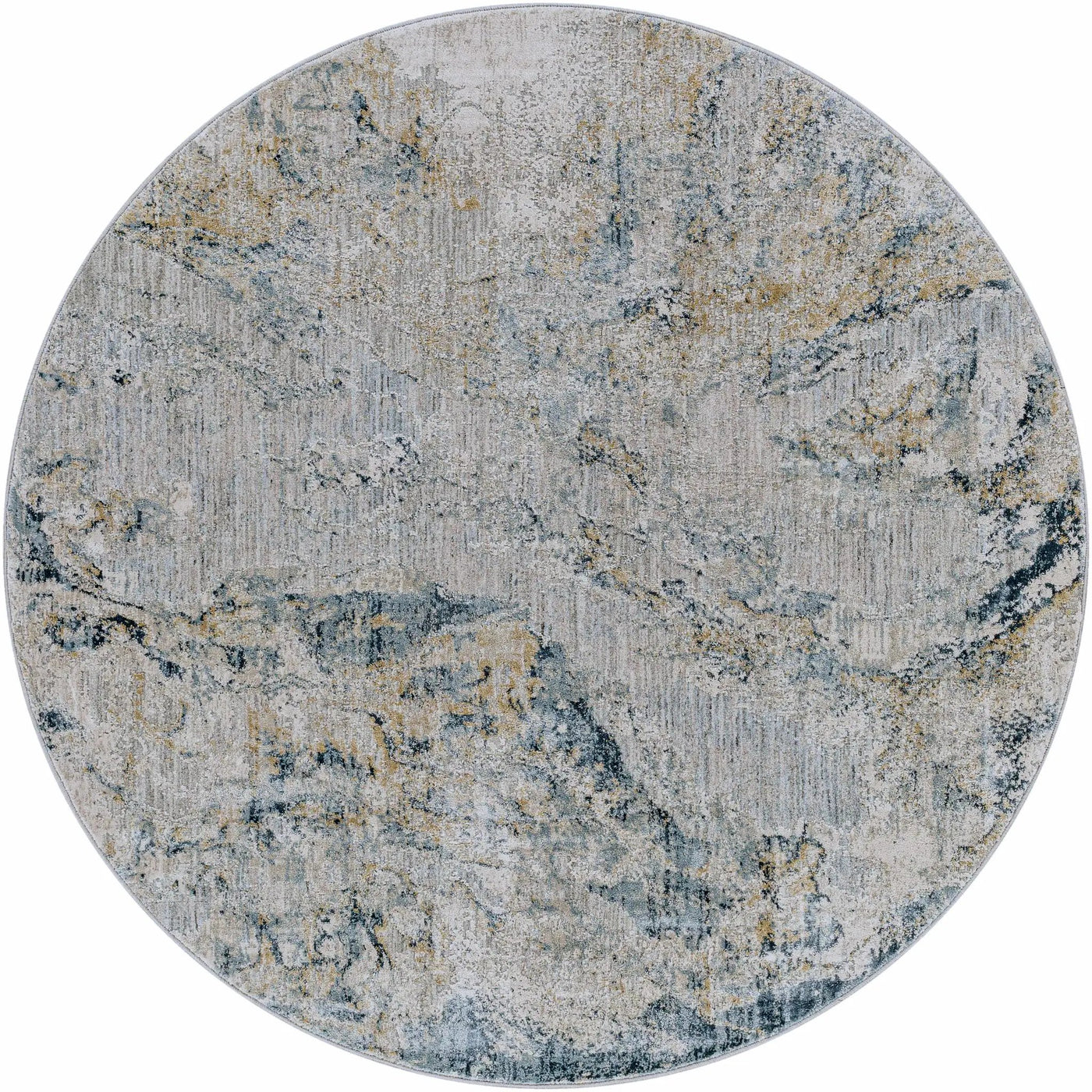 Maddington Gray Marble Thick Luxe Rug by Boutique Rugs