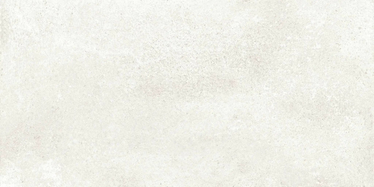 Made.in Freedom White Concrete Look Porcelain Tiles 12x24 by landmarkceramics