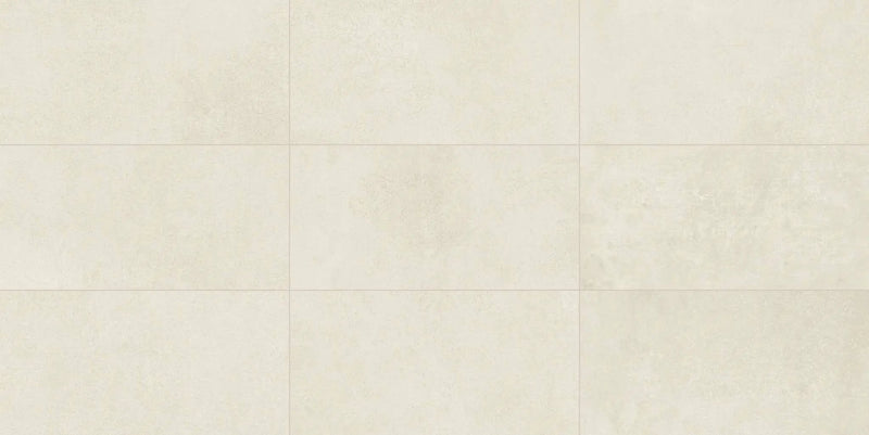 Made.in Freedom White Freedome Concrete Look Porcelain Tiles 24x48 by landmarkceramics