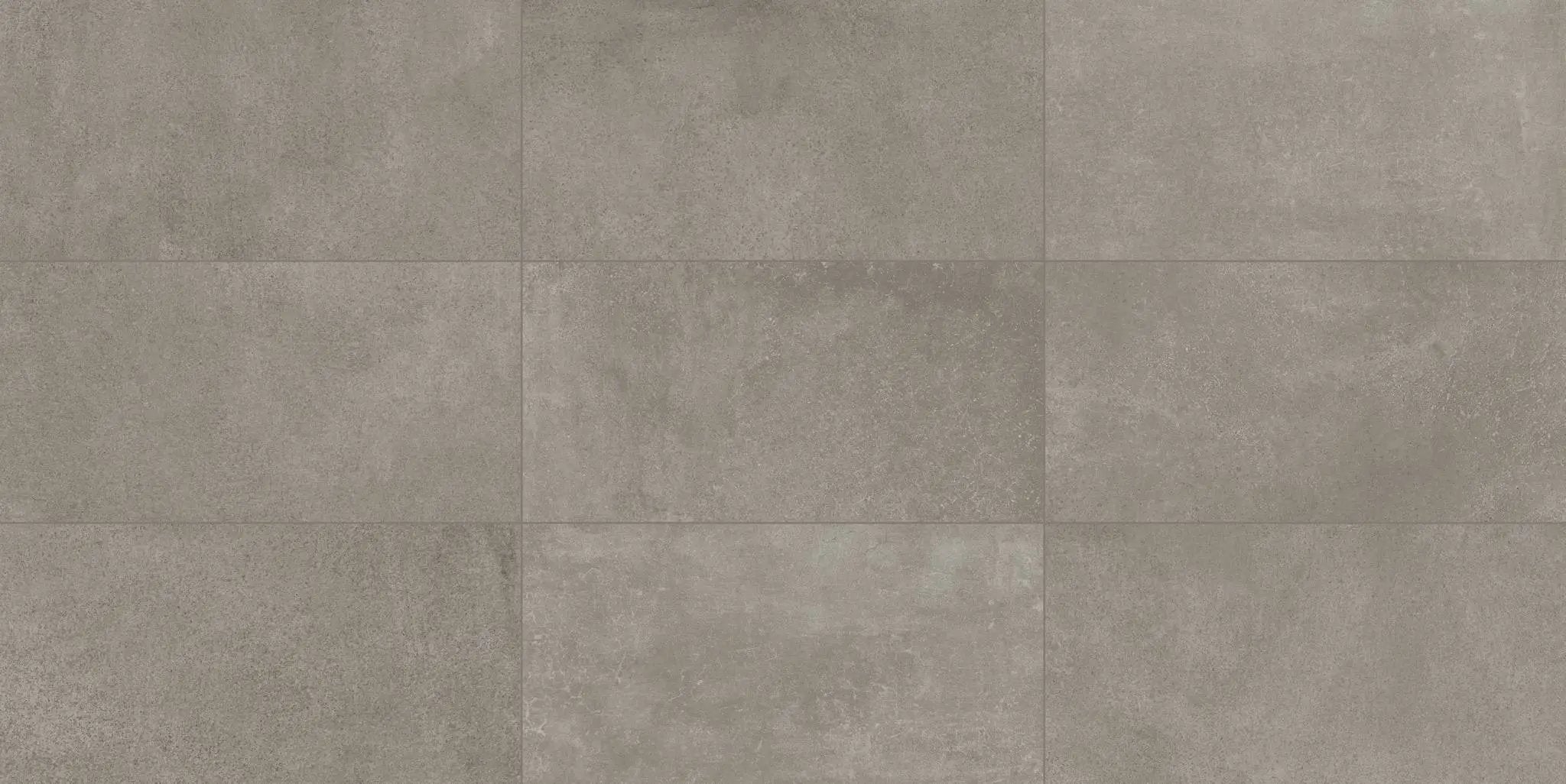 Made.in Vision Grey Concrete Look Porcelain Tiles 24x48 by landmarkceramics