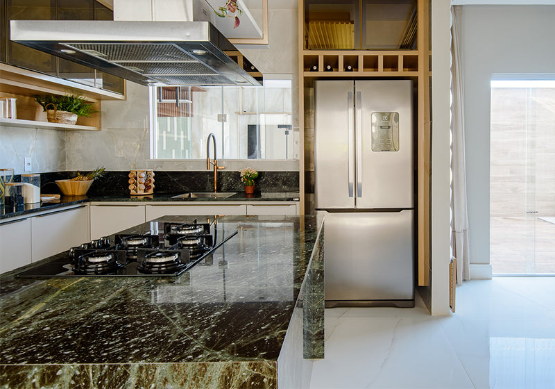 Madeirus Polished Quartzite Slab Random room scene 3