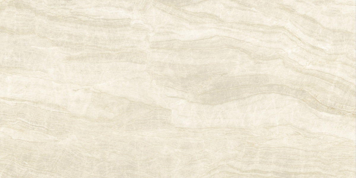 Maestro Taj Mahal Polished Marble Look Porcelain Slab 60x126 12mm close up