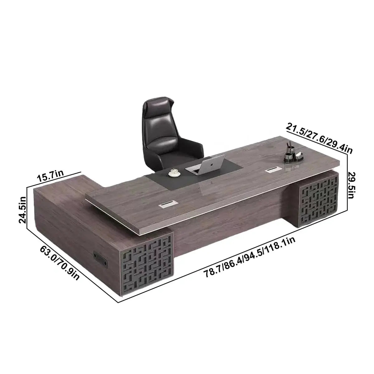 Magnus · Modern L-Shaped Executive Desk by Arc Grove