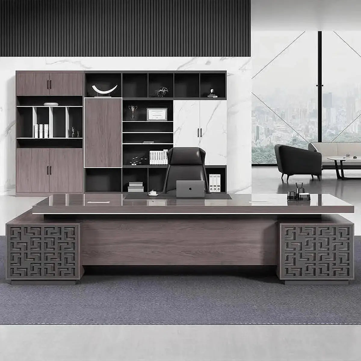 Magnus · Modern L-Shaped Executive Desk by Arc Grove