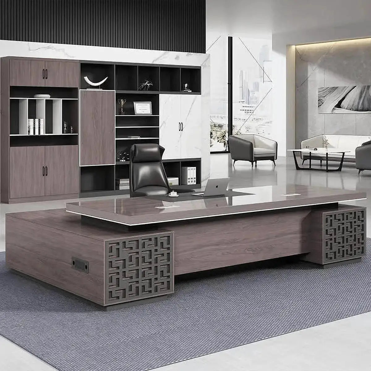 Magnus · Modern L-Shaped Executive Desk by Arc Grove
