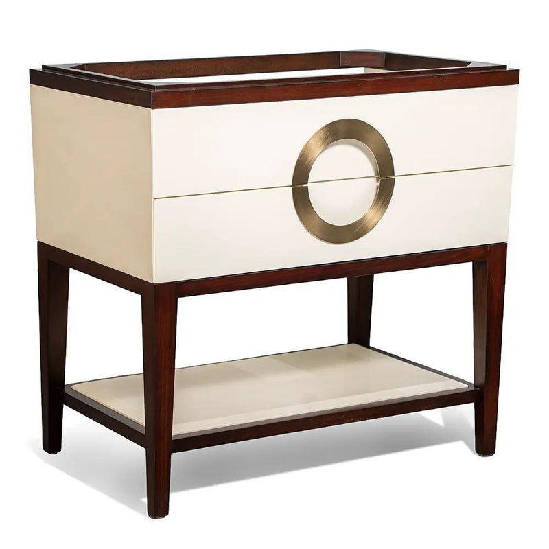 Mahogany Antique&amp;linen White Malabar Cabinet Vanity Tops 34x21 by Stonetiledepot