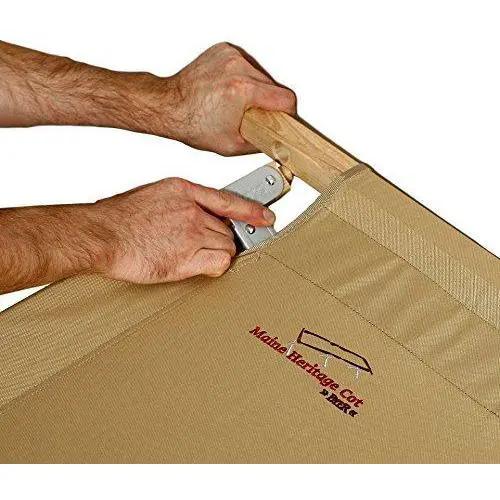 Maine Heritage Cot – Heavy-Duty Wooden Camping Cot with 375 lb Capacity by Outdoor-USA®