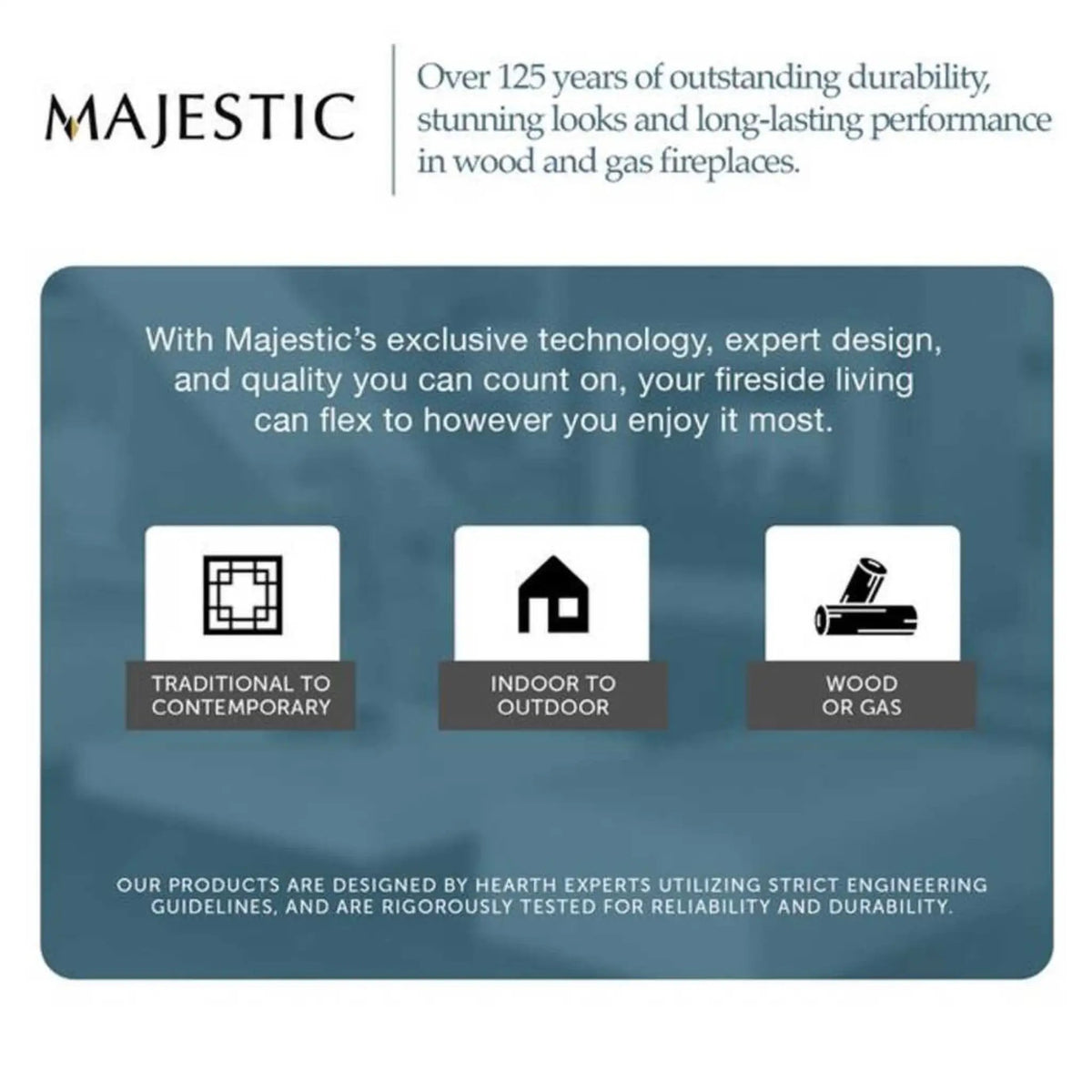 Majestic Meridian 36-Inch Direct Vent Fireplace [MER36N/L] (SAK36135) by SAKSBY WHOLESALE