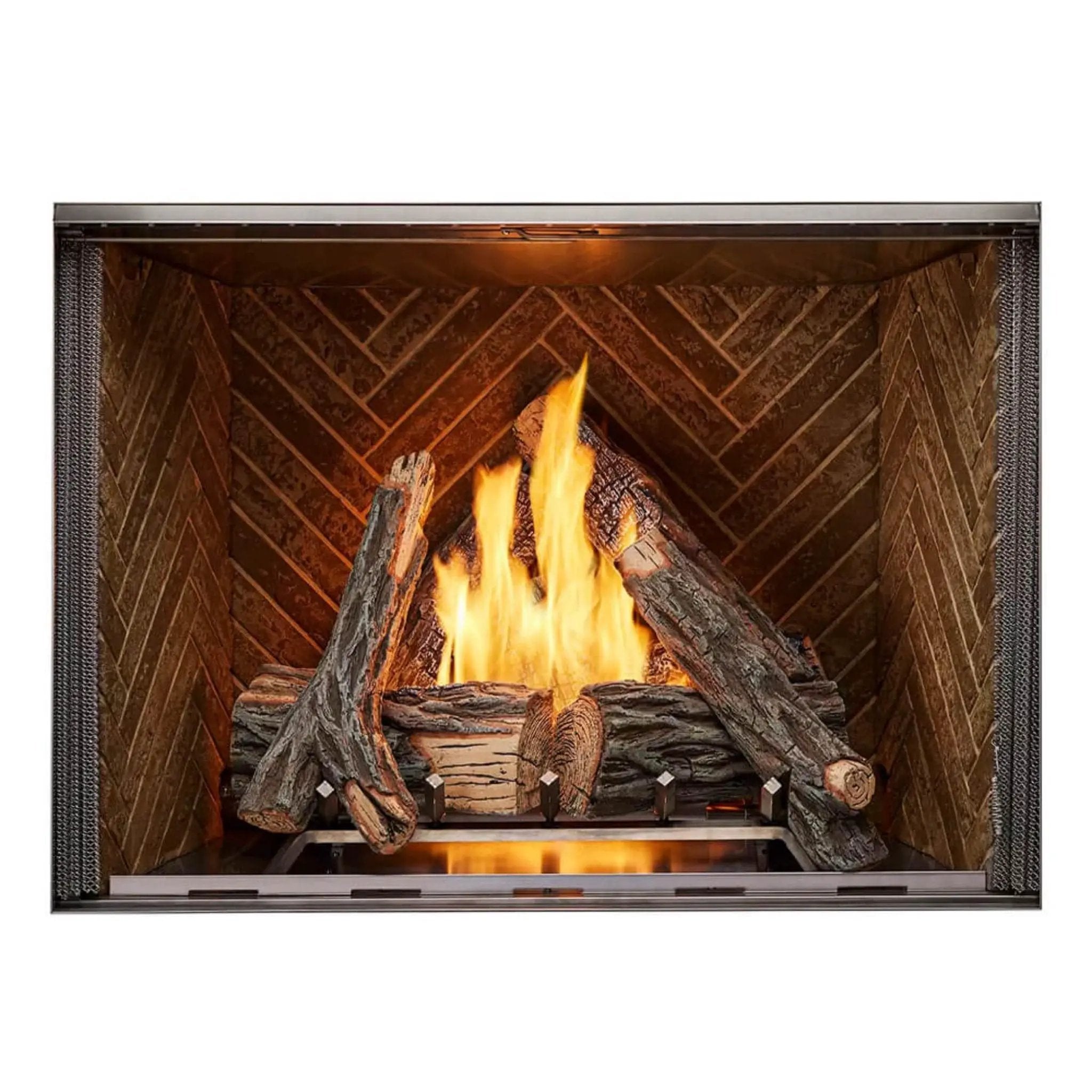 Majestic Courtyard 55K BTU 36-Inch Traditional Outdoor Natural Gas Fireplace (No Refractory) [ODCOUG-36NR] (SAK74218) by SAKSBY WHOLESALE