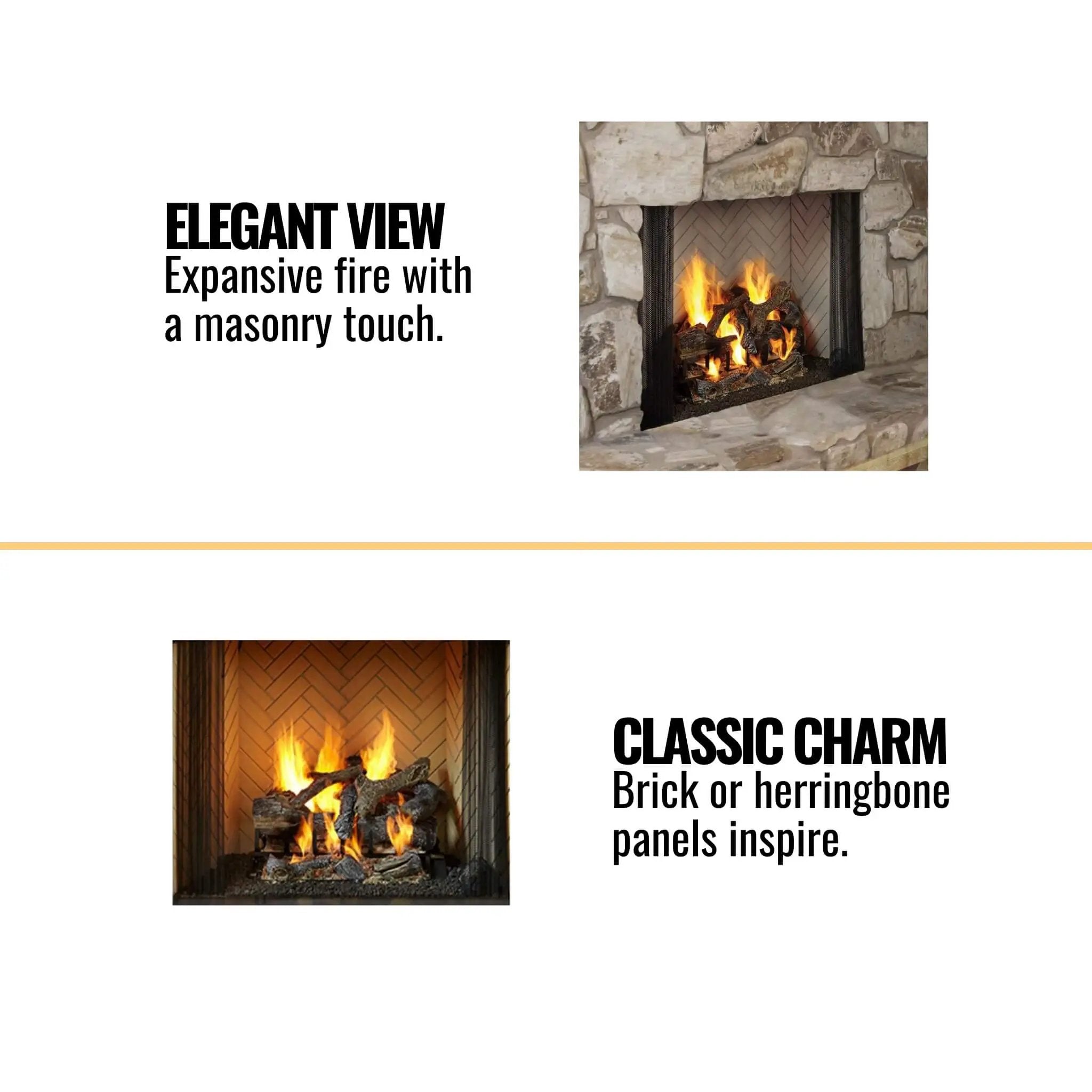 Majestic Ashland 42-Inch Open Wood Burning Fireplace [ASH42] (SAK82429) by SAKSBY WHOLESALE