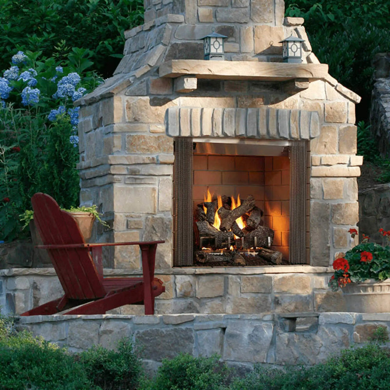 Majestic Castlewood 42-Inch Outdoor Wood Burning Fireplace [ODCASTLEWD-42-B] (SAK32468) by SAKSBY WHOLESALE