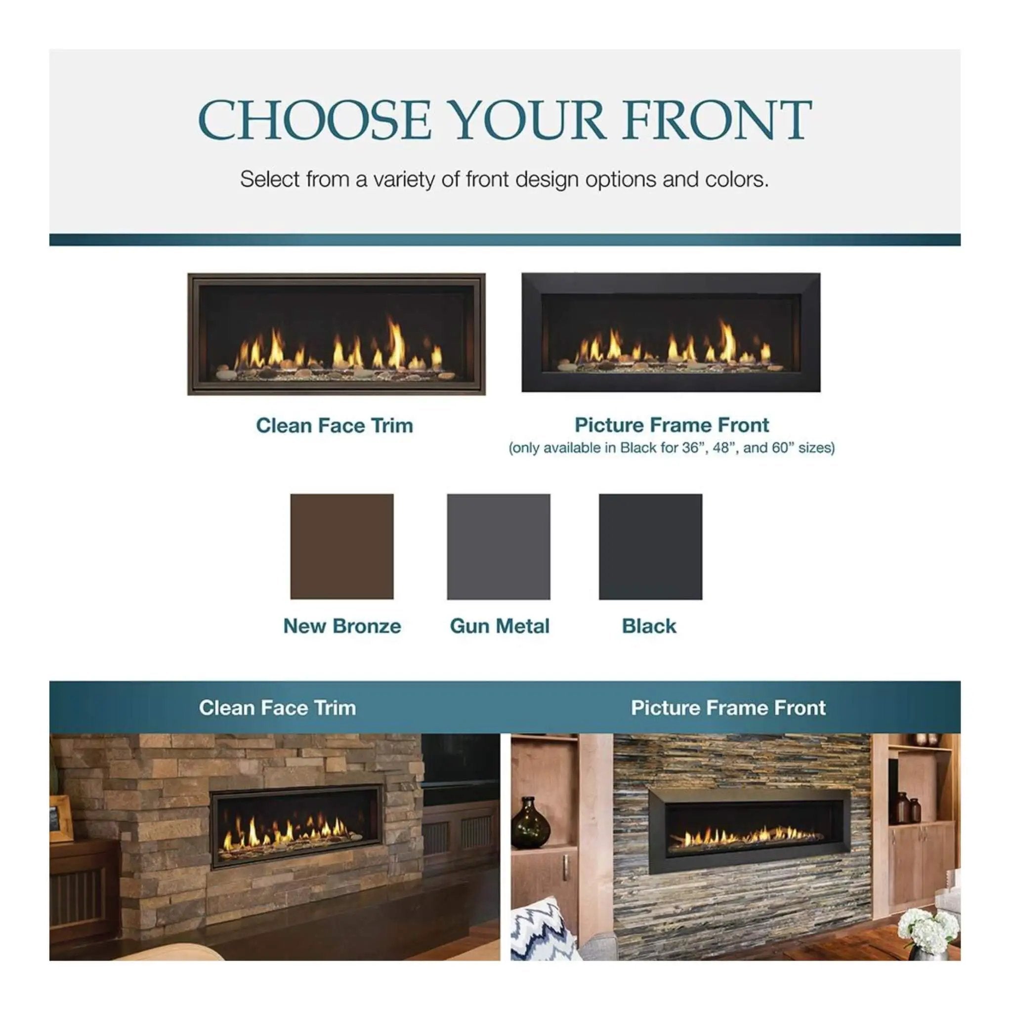 Majestic Echelon II 60-Inch Linear Direct Vent Fireplace [ECHEL60IN-C] (SAK57214) by SAKSBY WHOLESALE