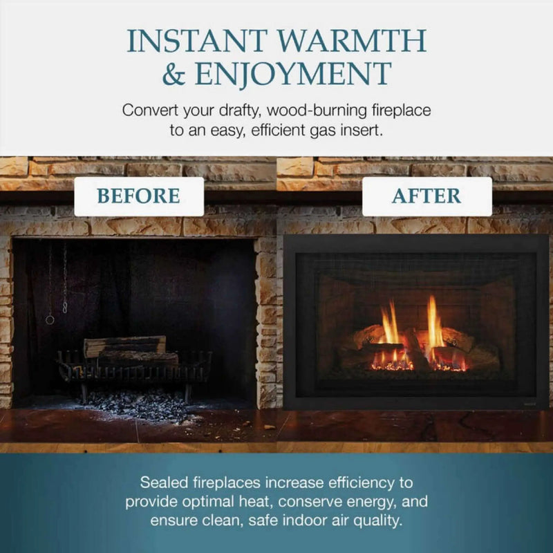 Majestic Jasper 30-Inch Direct Vent Natural Gas Insert [JASPER30IN] (SAK21396) by SAKSBY WHOLESALE