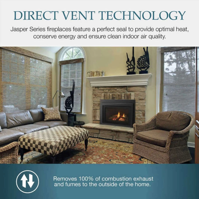 Majestic Jasper 30-Inch Direct Vent Natural Gas Insert [JASPER30IN] (SAK21396) by SAKSBY WHOLESALE