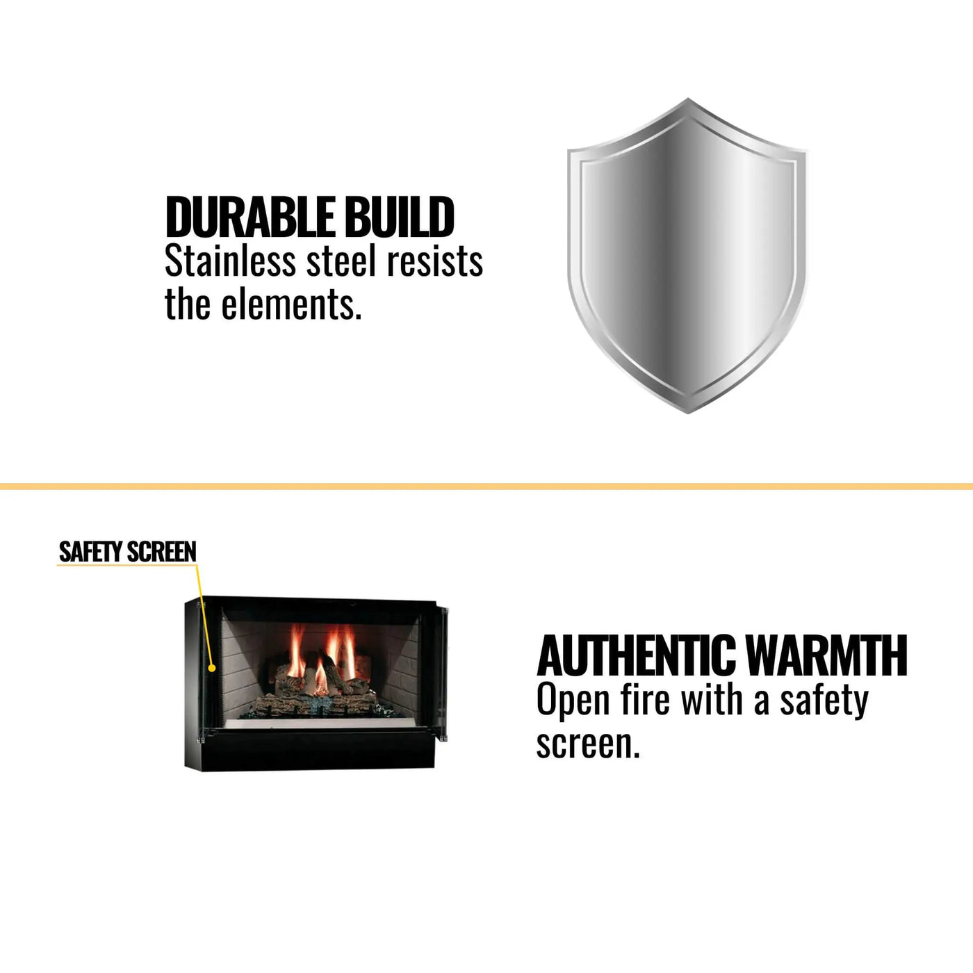 Majestic Sovereign 36-Inch Black Wood Burning Fireplace [SA36R/C] (SAK61347) by SAKSBY WHOLESALE