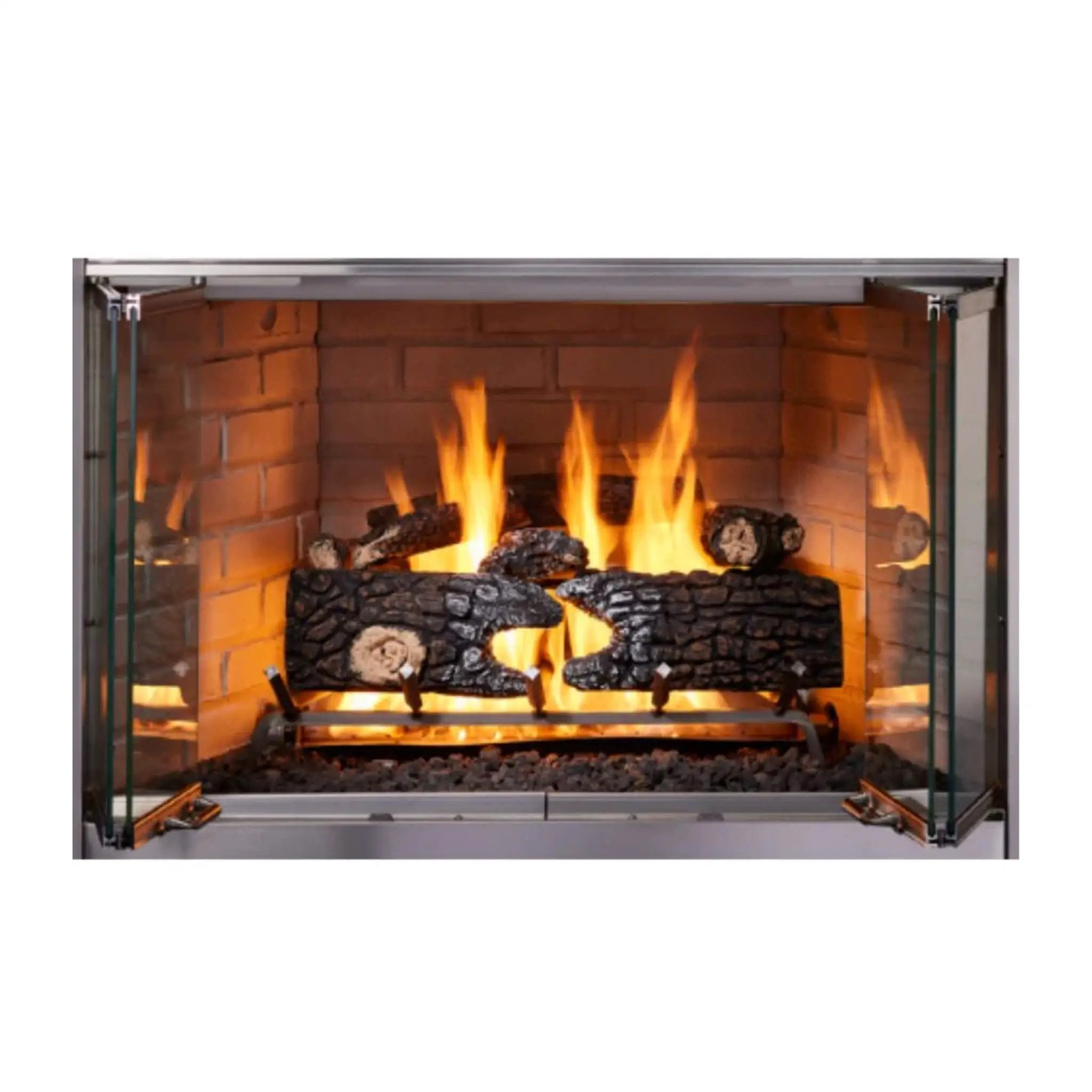 Majestic Villawood 42-Inch Traditional Refractory Outdoor Wood Burning