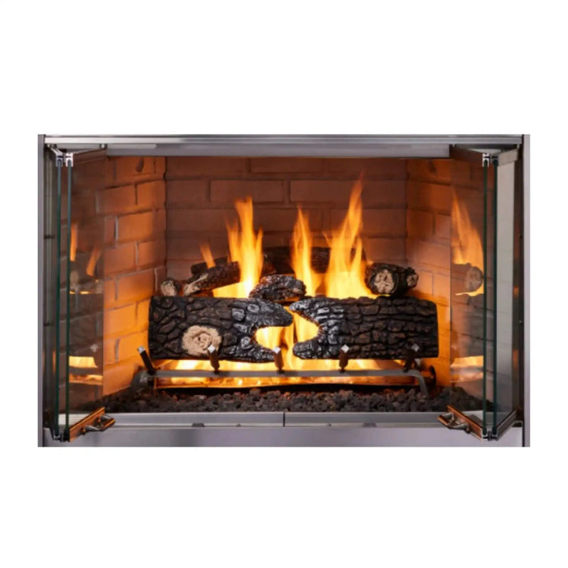 Majestic Villawood 42-Inch Traditional Refractory Outdoor Wood Burning Fireplace [ODVILLA-42T-B] (SAK14358) by SAKSBY WHOLESALE
