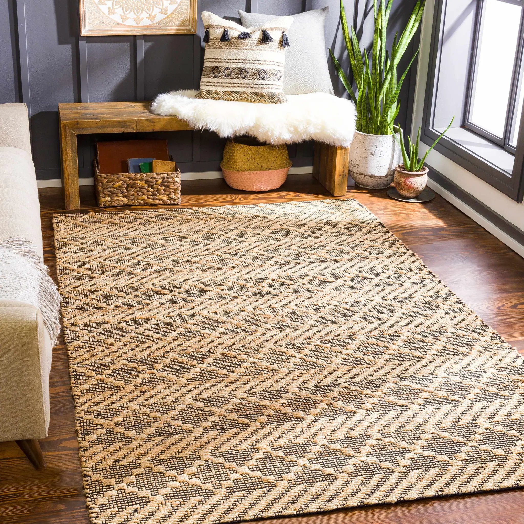Malidong Jute Carpet - Clearance by Boutique Rugs