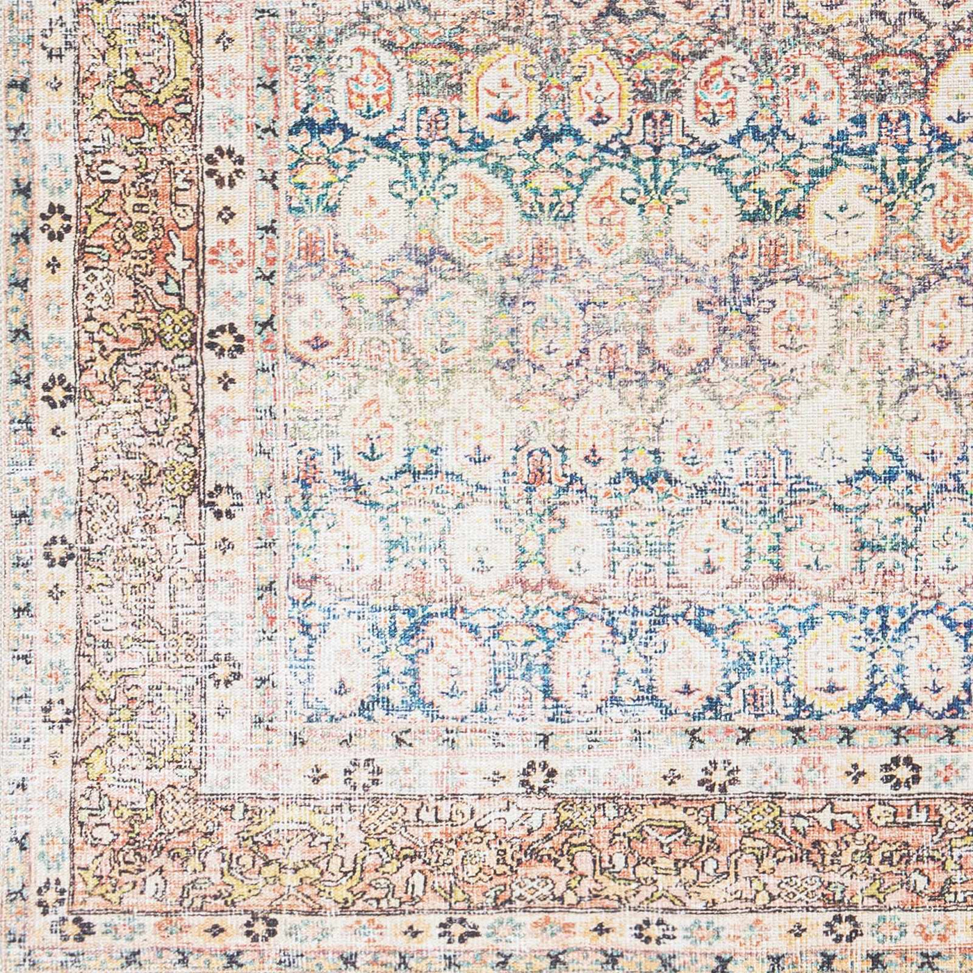 Maligaya Distressed Washable Rug - Clearance by Boutique Rugs