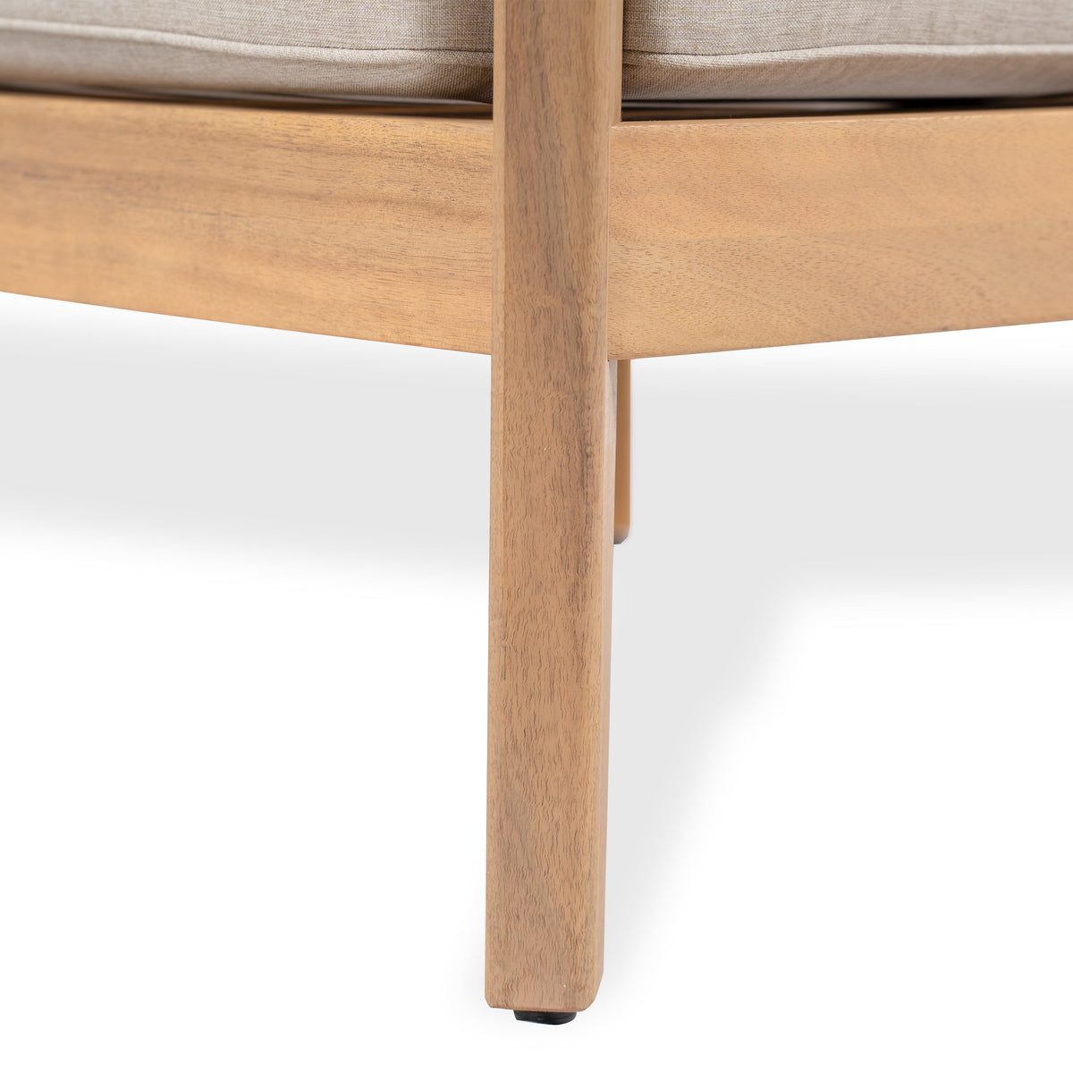 Mallorca Acacia Wood Club Chair with Seat Cushion - Outdoor, photo 18 of 25