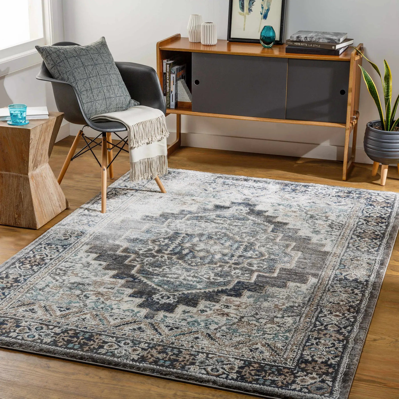 Manaring Luxe Thick Area Rug by Boutique Rugs