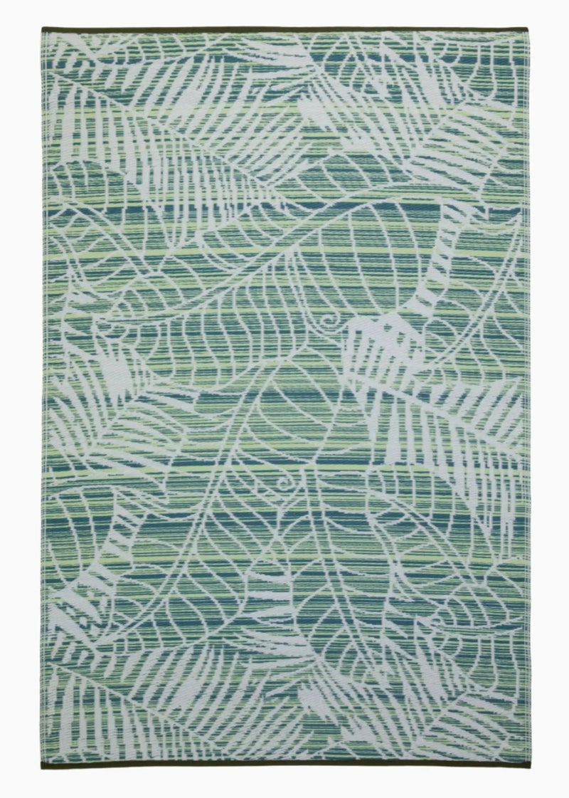 Manila - Green Outdoor Rug for Patio FINAL SALE