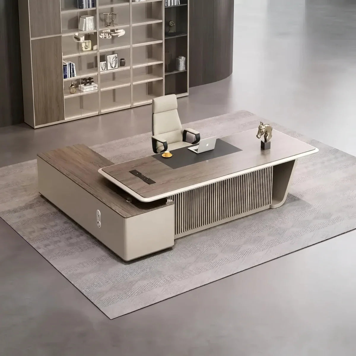 Mantell · Modern L-Shaped Executive Desk, photo 2 of 11