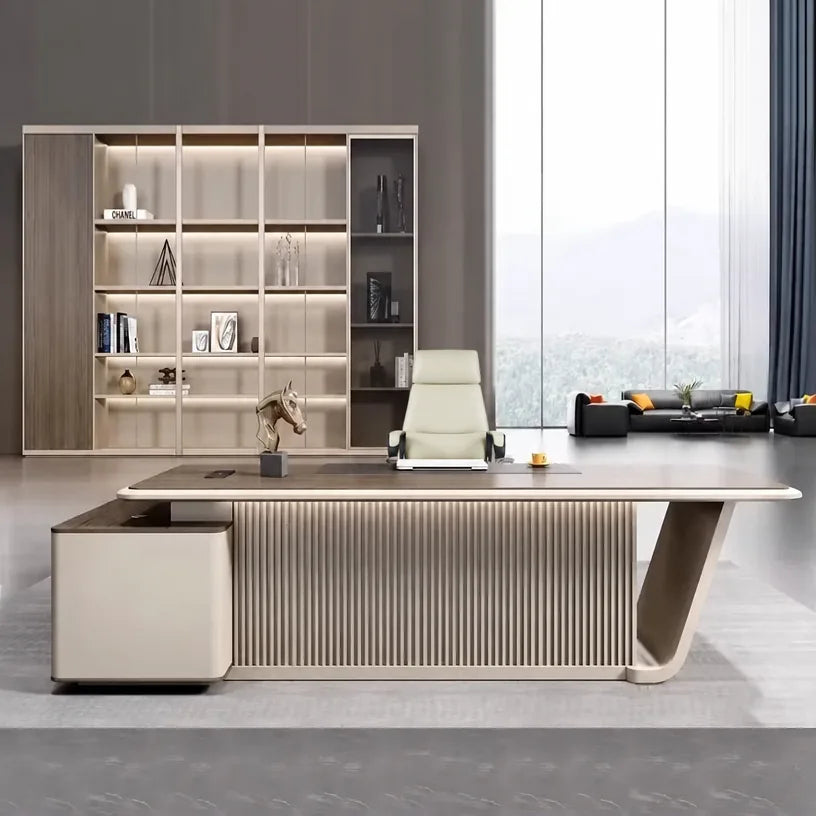 Mantell · Modern L-Shaped Executive Desk, photo 5 of 11