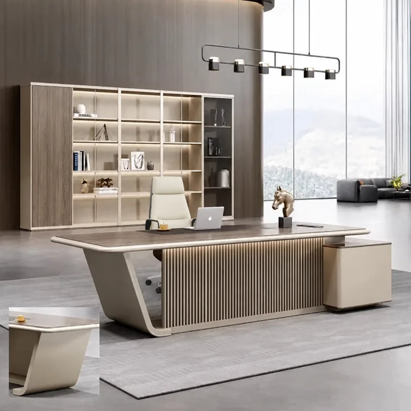 Mantell · Modern L-Shaped Executive Desk, photo 8 of 11