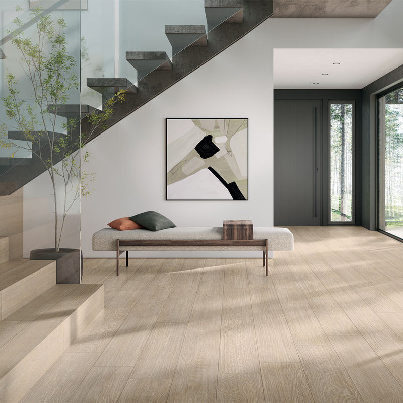 Areia Rectified Field Wood Look Porcelain Tiles 8x40 Porcelain Rectified 8x48 Tiles — 2