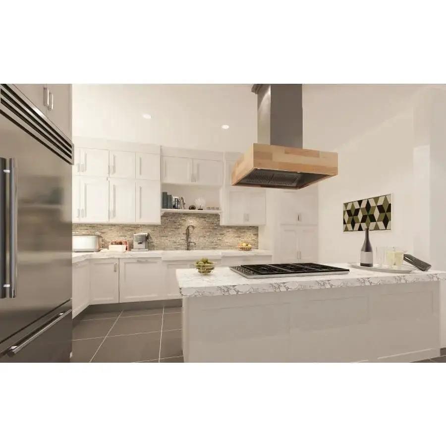 ZLINE 48" Wooden Island Range Hood, Butcher Block, 681iM-48 by Farmhouse Kitchen and Bath
