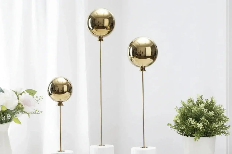 Balloon Sculpture Statue with Marble Base for Modern Home Decor by House Of Avana