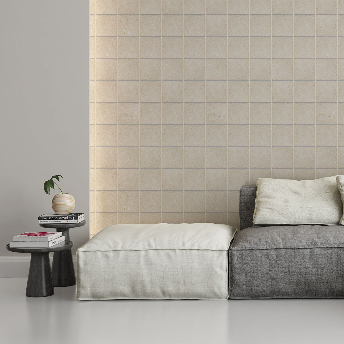 Marfil Honed Marble Tiles 5 1/2x5 1/2 Marble Honed 6x6 Tiles — 2
