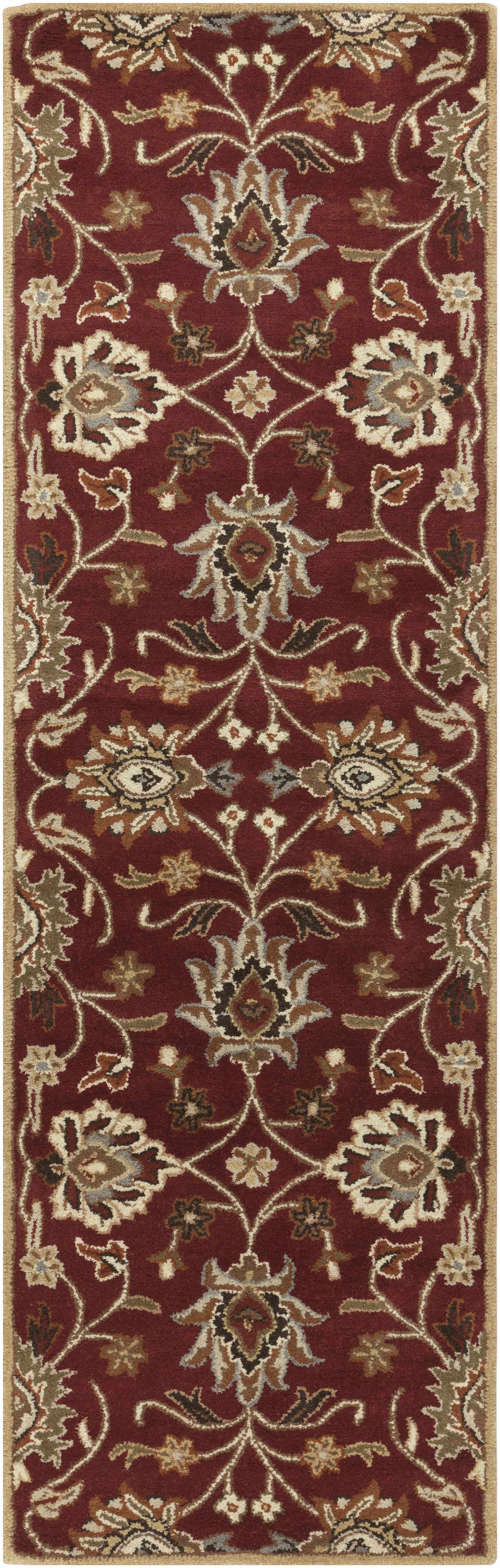 Conesus Red 1061 Hand Tufted Wool Rug by Boutique Rugs