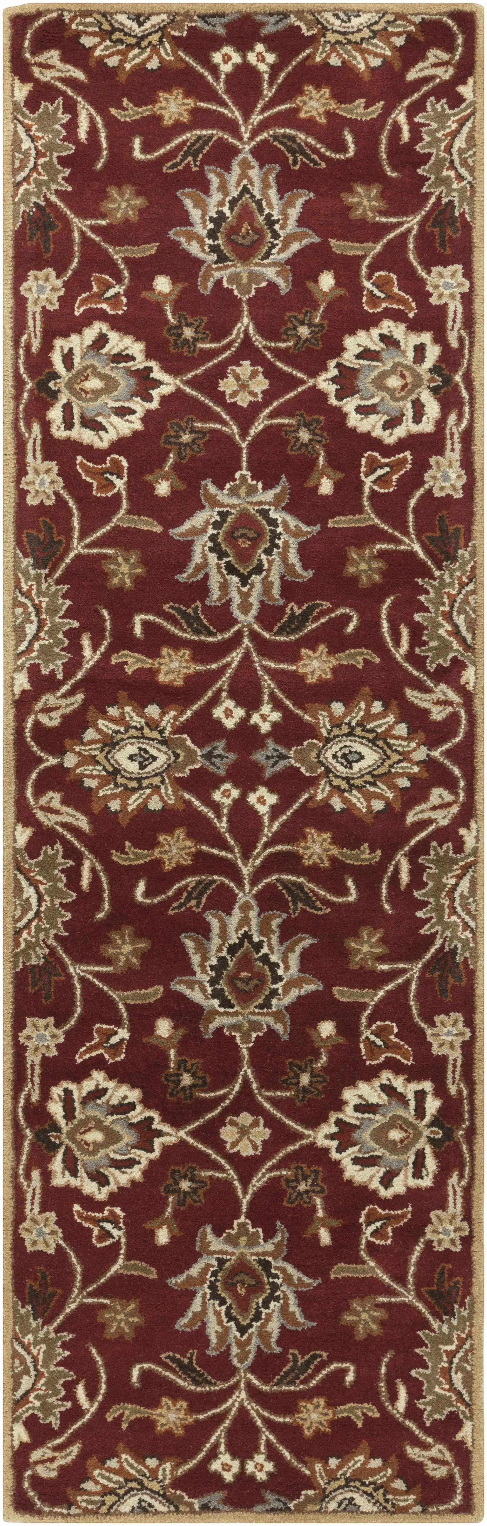 Conesus Red 1061 Hand Tufted Wool Rug by Boutique Rugs