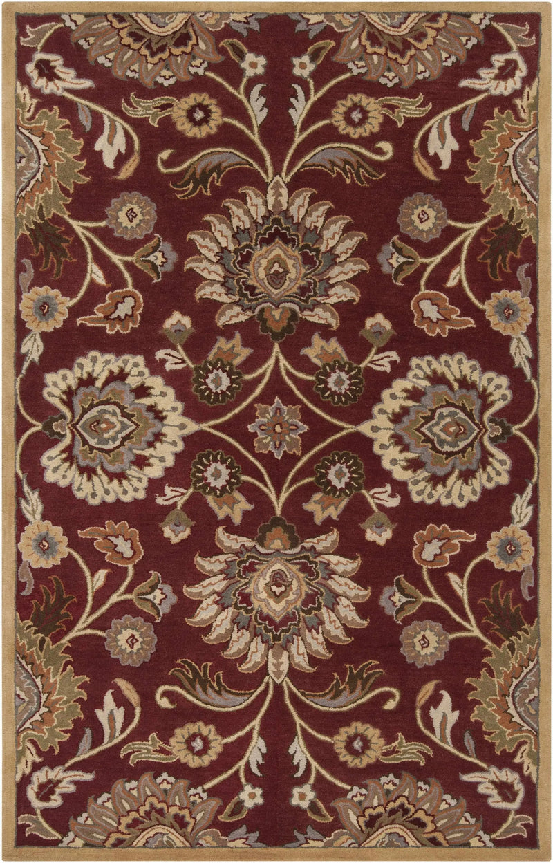 Conesus Red 1061 Hand Tufted Wool Rug by Boutique Rugs