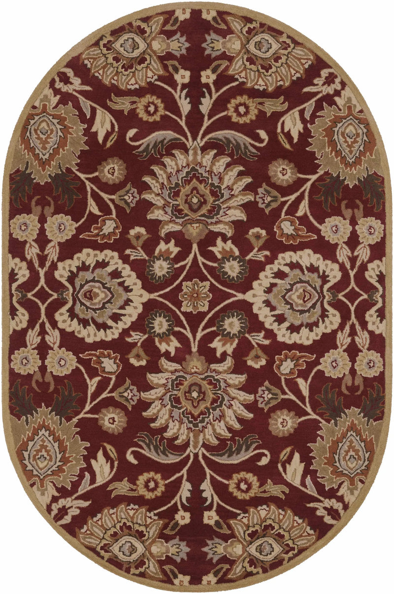 Conesus Red 1061 Hand Tufted Wool Rug by Boutique Rugs